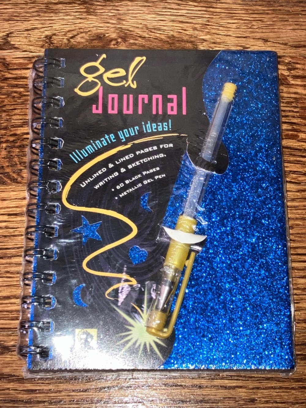 Gel Journal Notebook with Black Pages for Gel Pens